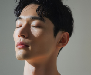 Men's facial treatment